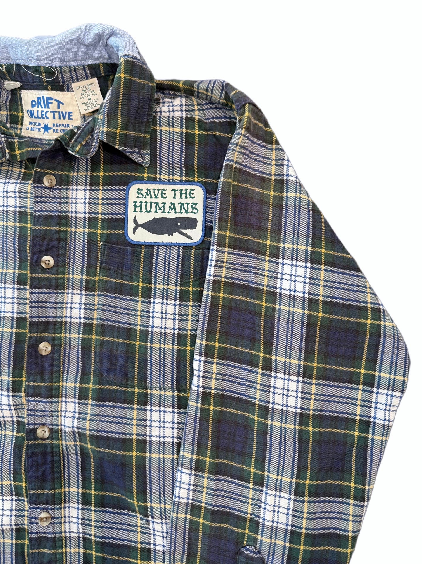 SAVE THE HUMANS FLANNEL