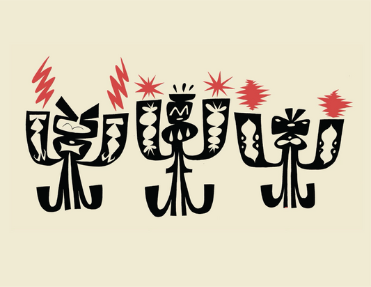 3 CONDUCTOR FRIENDS ART PRINT