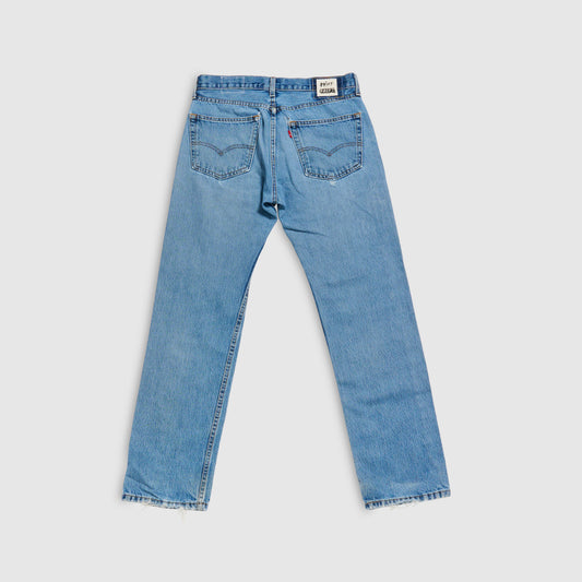SILVER GROMMET JEANS