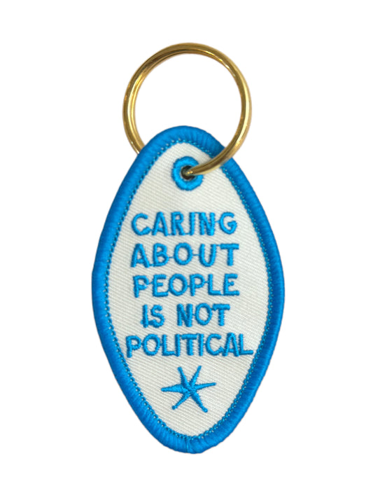 NOT POLITICAL KEYCHAIN