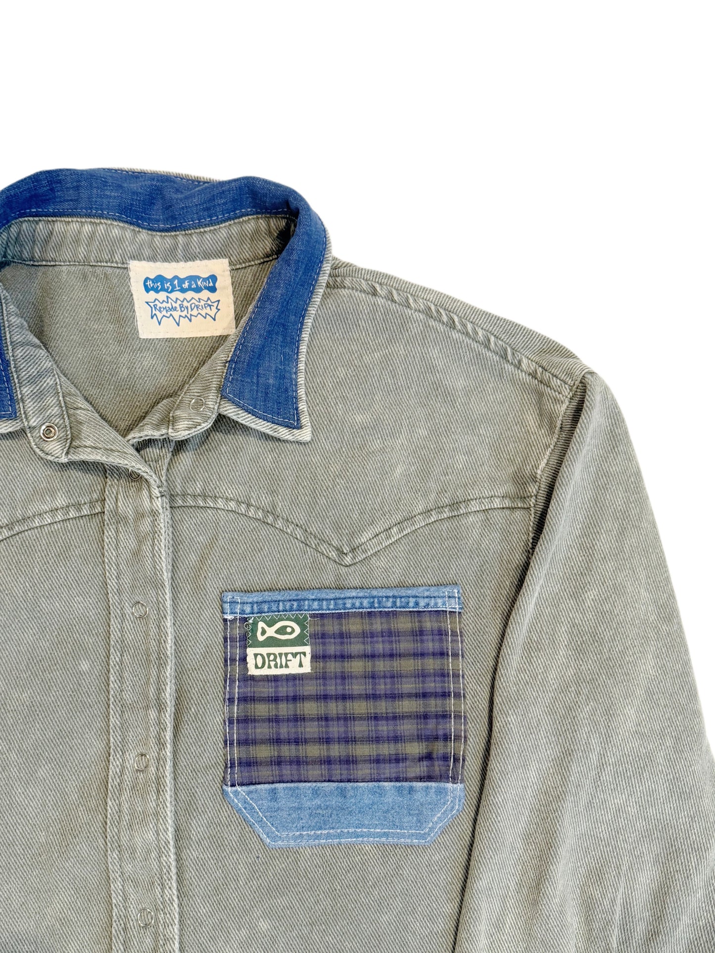 MADE FROM SCRAP BUTTON UP