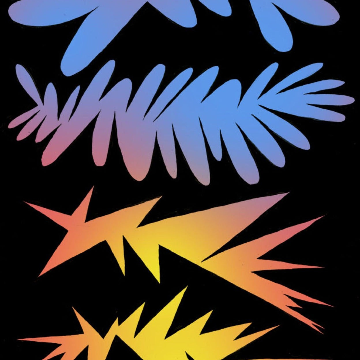 LIGHTENING STORM ART PRINT