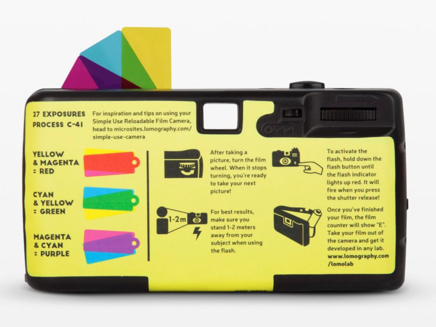 COLOR NEGATIVE SIMPLE USE CAMERA