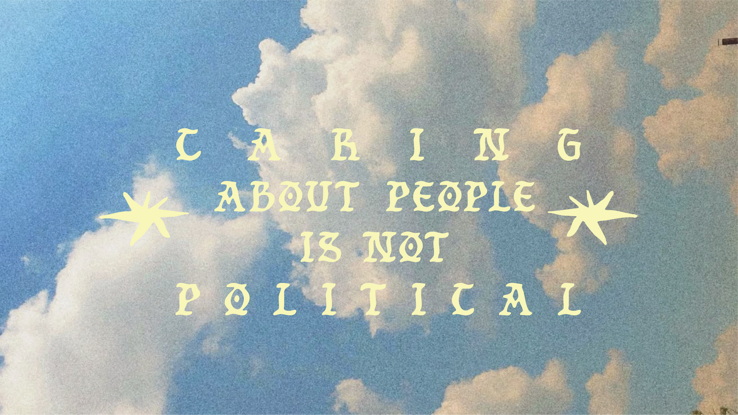 NOT POLITICAL
