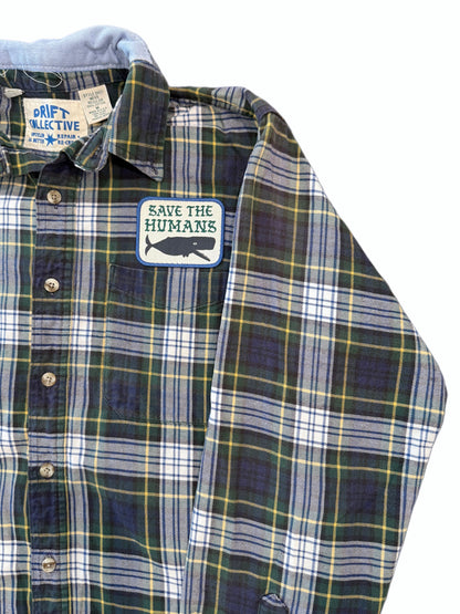 SAVE THE HUMANS FLANNEL