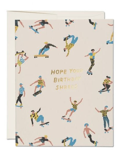 HOPE YOUR BIRTHDAY SHREDS CARD
