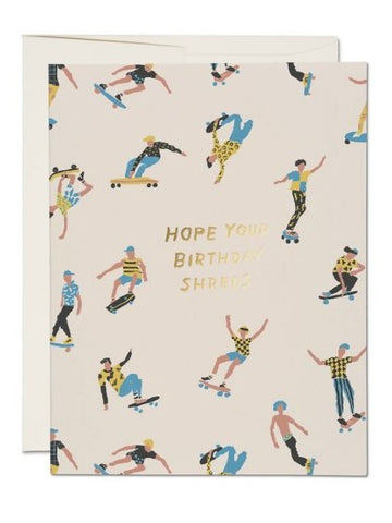 HOPE YOUR BIRTHDAY SHREDS CARD