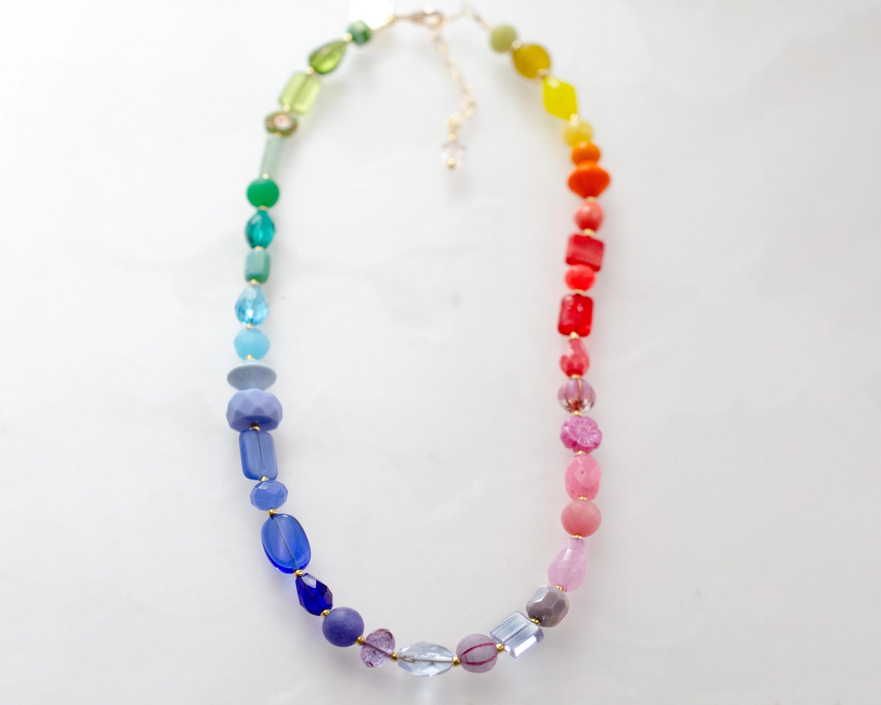 RAINBOW BEADED NECKLACE