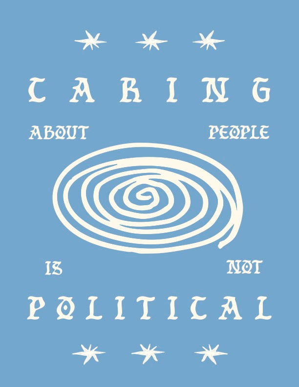 NOT POLITICAL ART PRINT