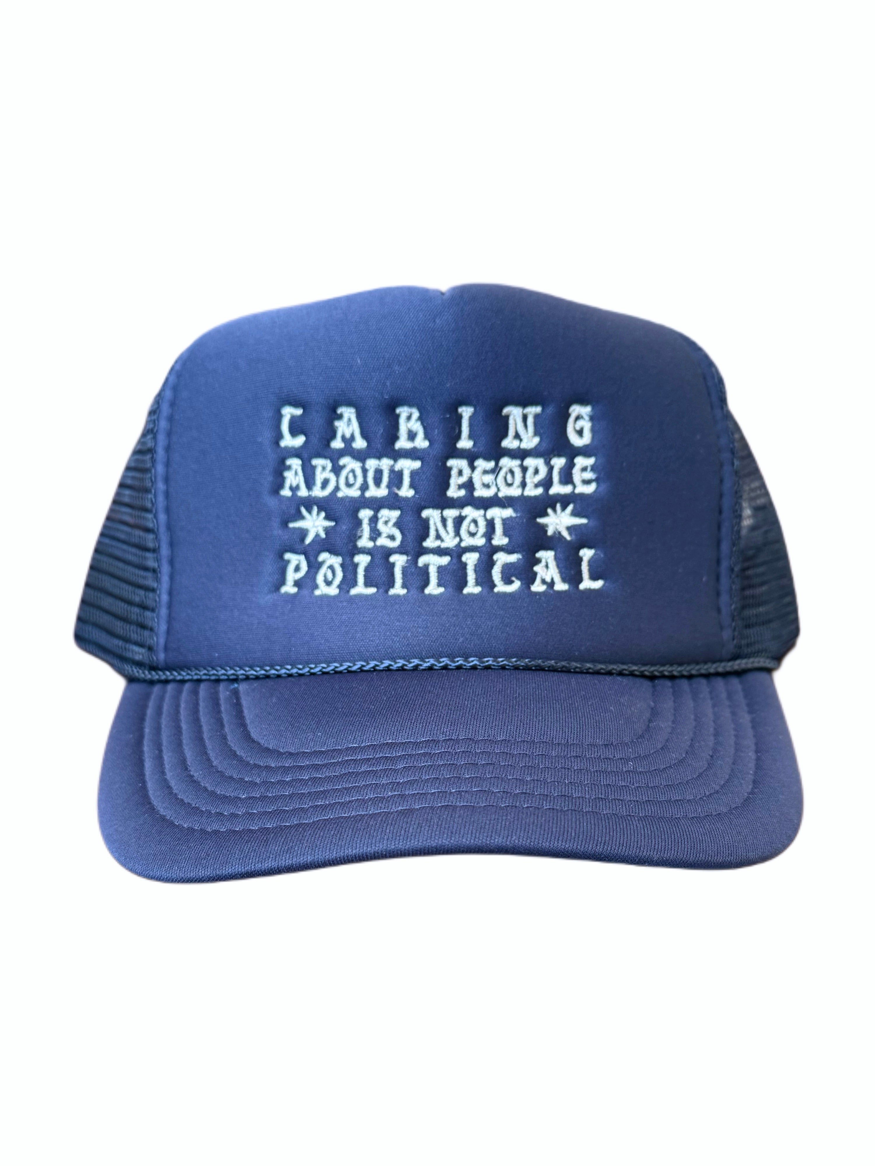 NOT POLITICAL TRUCKER HAT