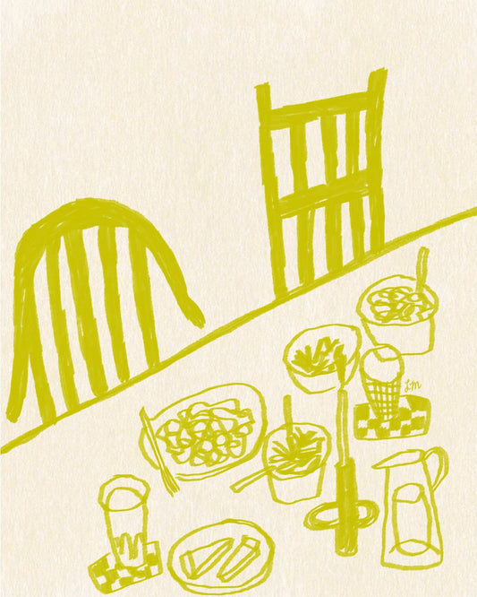 PASTA NIGHT ART PRINT