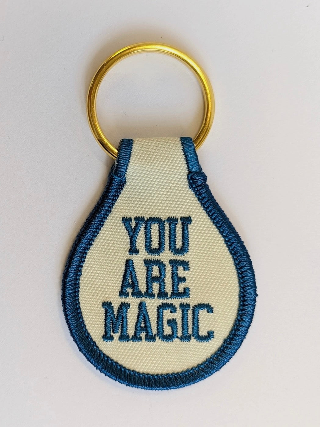 YOU ARE MAGIC EMBROIDERED KEYCHAIN