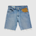 REWORKED DENIM SHORTS