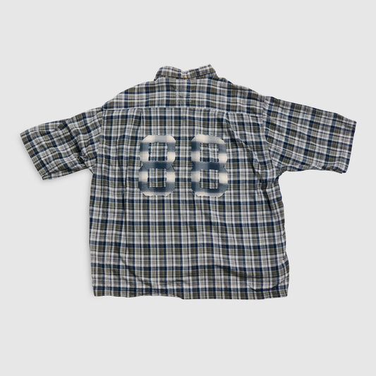 VARSITY SHORT SLEEVE BUTTON DOWN