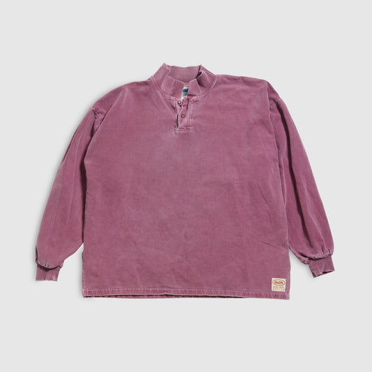 DISTRESSED FLAME HENLEY