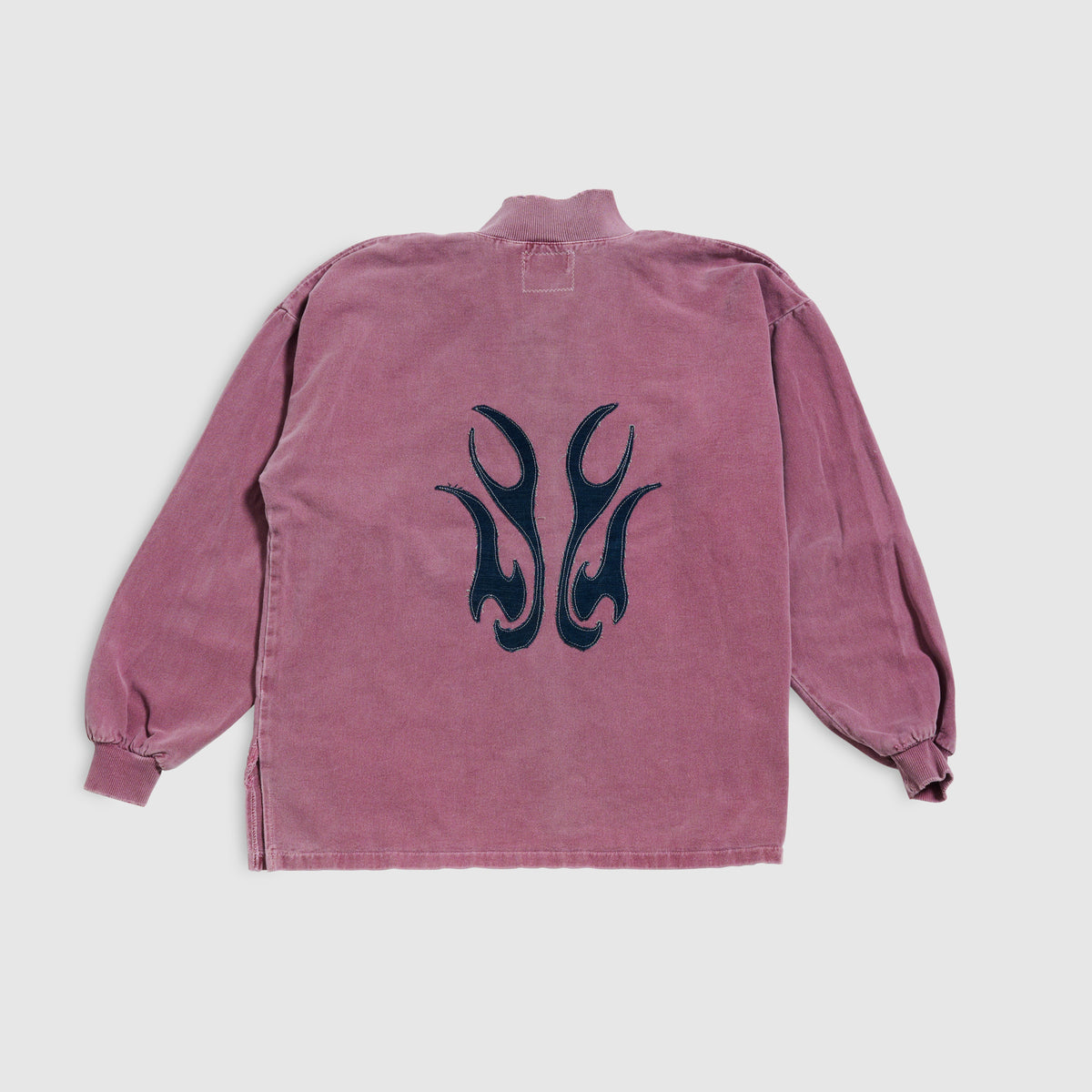 DISTRESSED FLAME HENLEY