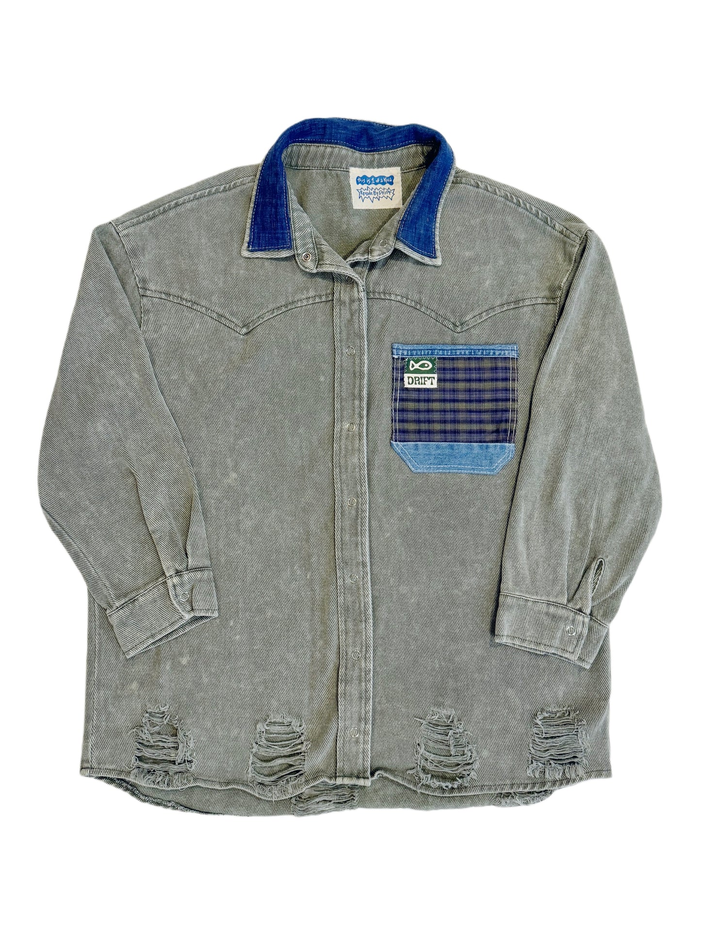 MADE FROM SCRAP BUTTON UP