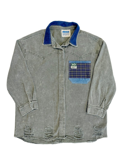 MADE FROM SCRAP BUTTON UP