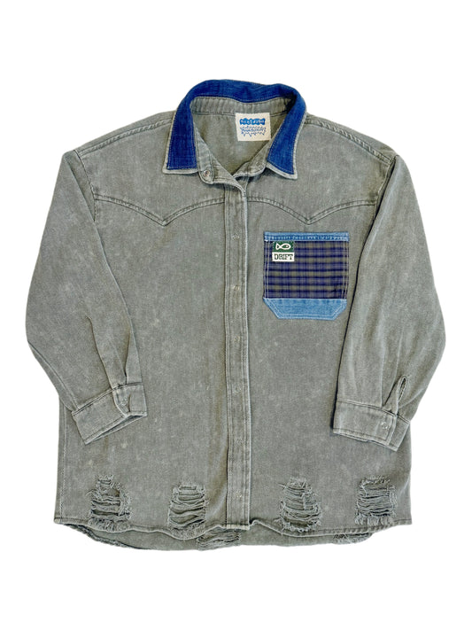 MADE FROM SCRAP BUTTON UP