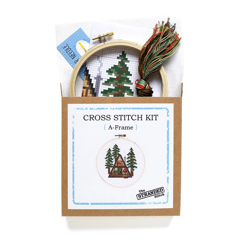 CABIN CROSS STITCH KIT