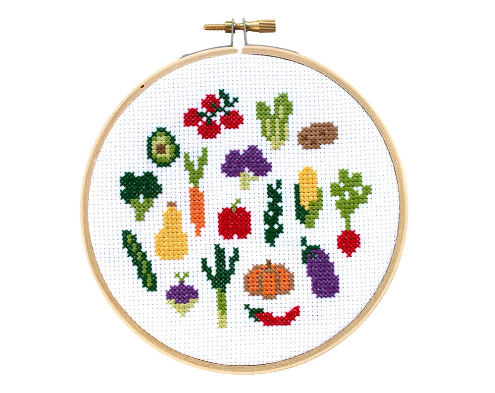 VEGGIES CROSS STITCH KIT