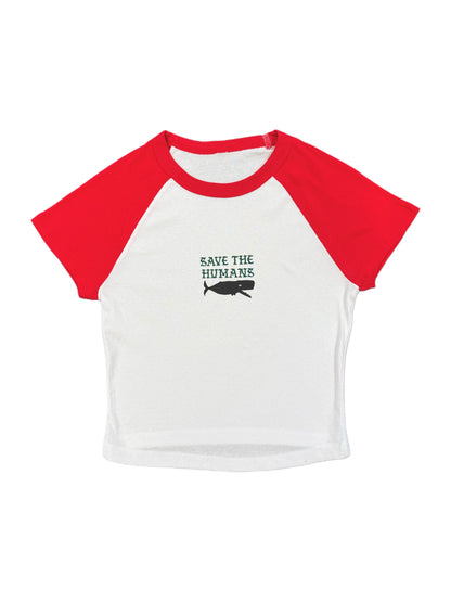 SAVE THE HUMANS BABY TEE