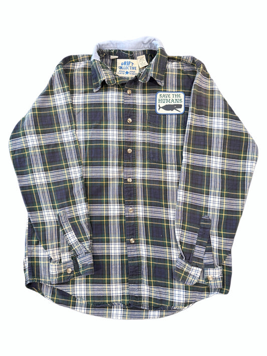 SAVE THE HUMANS FLANNEL