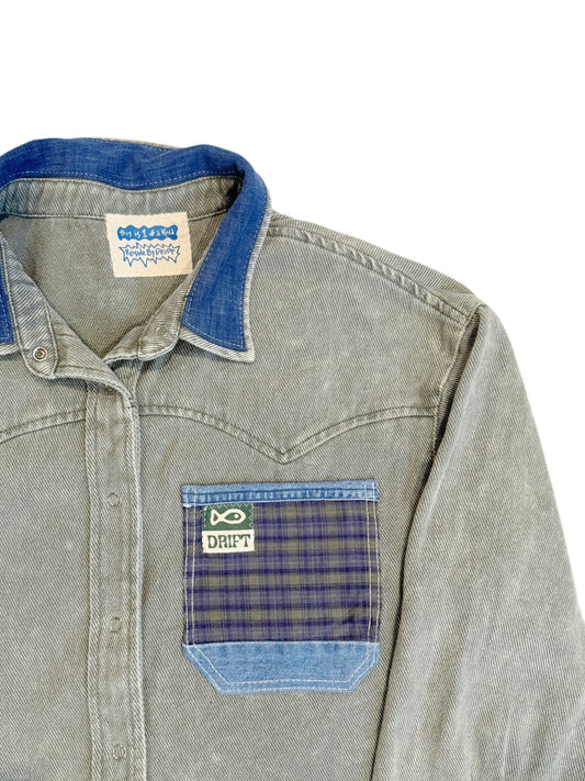 MADE FROM SCRAP BUTTON UP