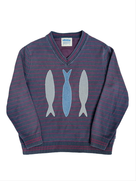 SCRAP FISH SWEATER