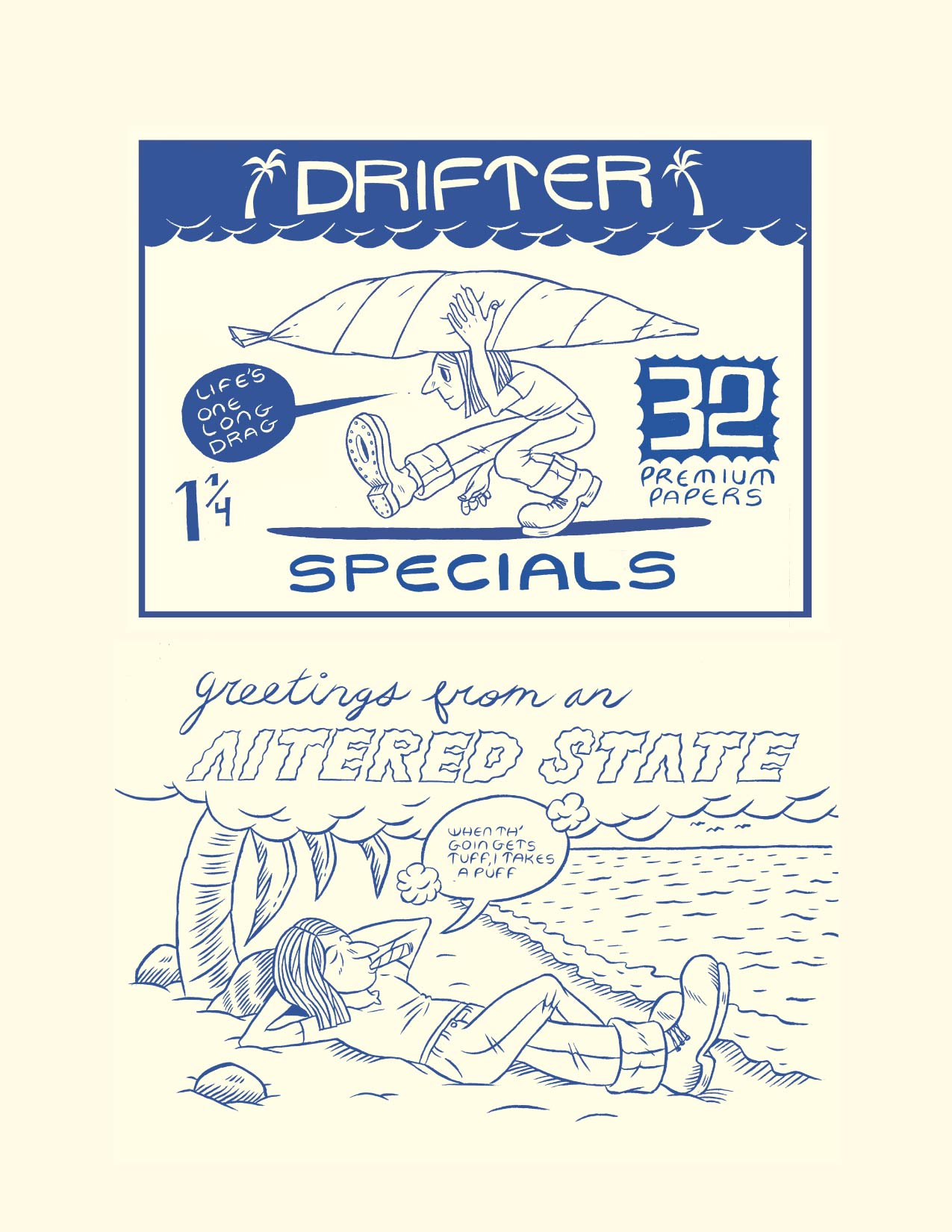 ROLLING PAPERS ART PRINT