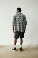 VARSITY SHORT SLEEVE BUTTON DOWN