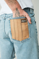 REWORKED DENIM SHORTS