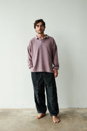 DISTRESSED FLAME HENLEY
