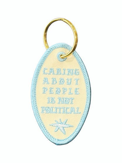 NOT POLITICAL KEYCHAIN