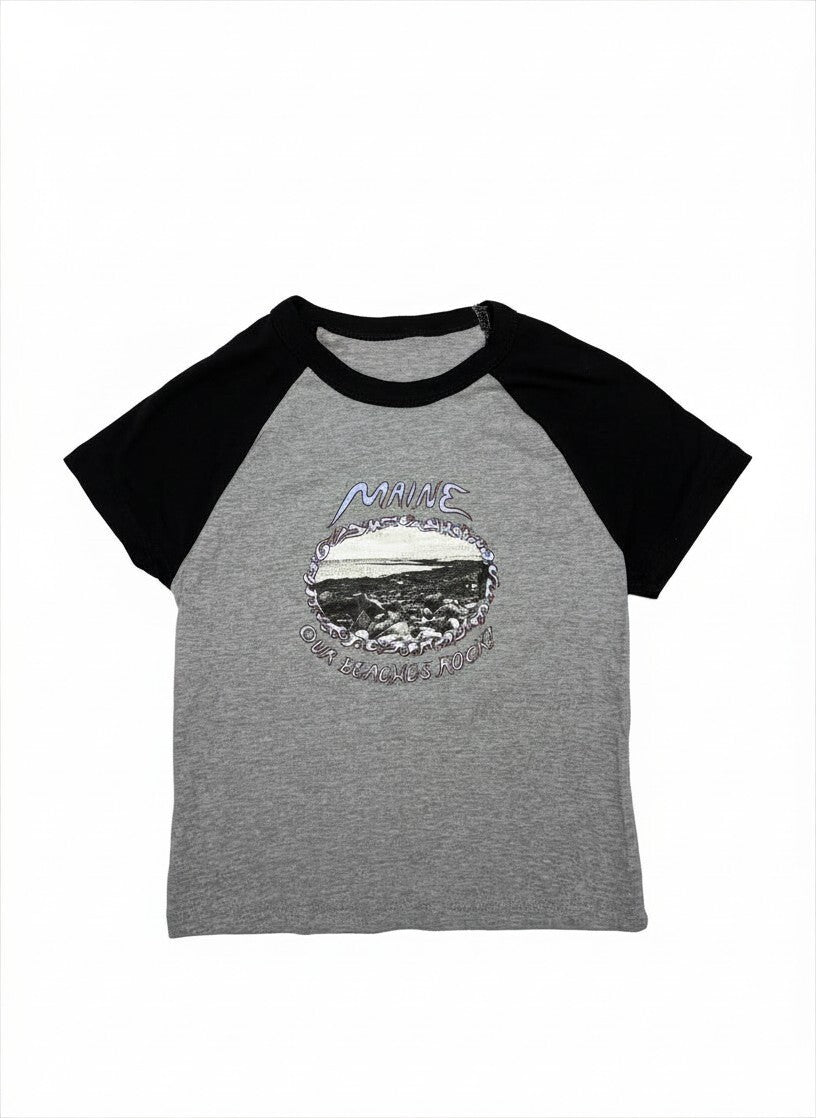 MAINE BEACHES BABY TEE