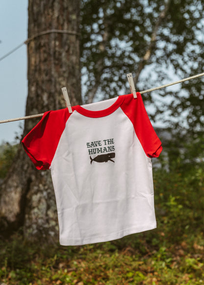 SAVE THE HUMANS BABY TEE