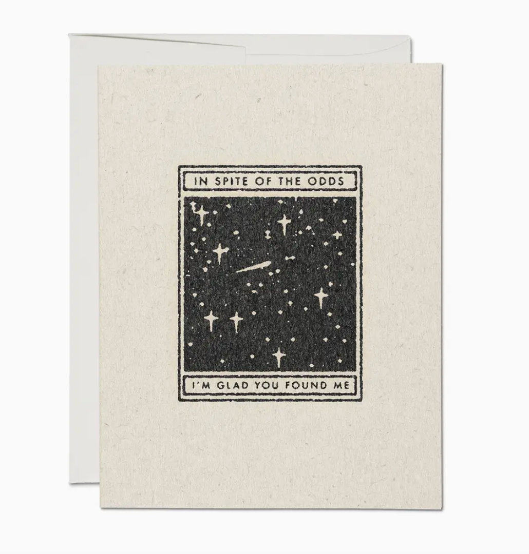 IN SPITE OF THE ODDS CARD