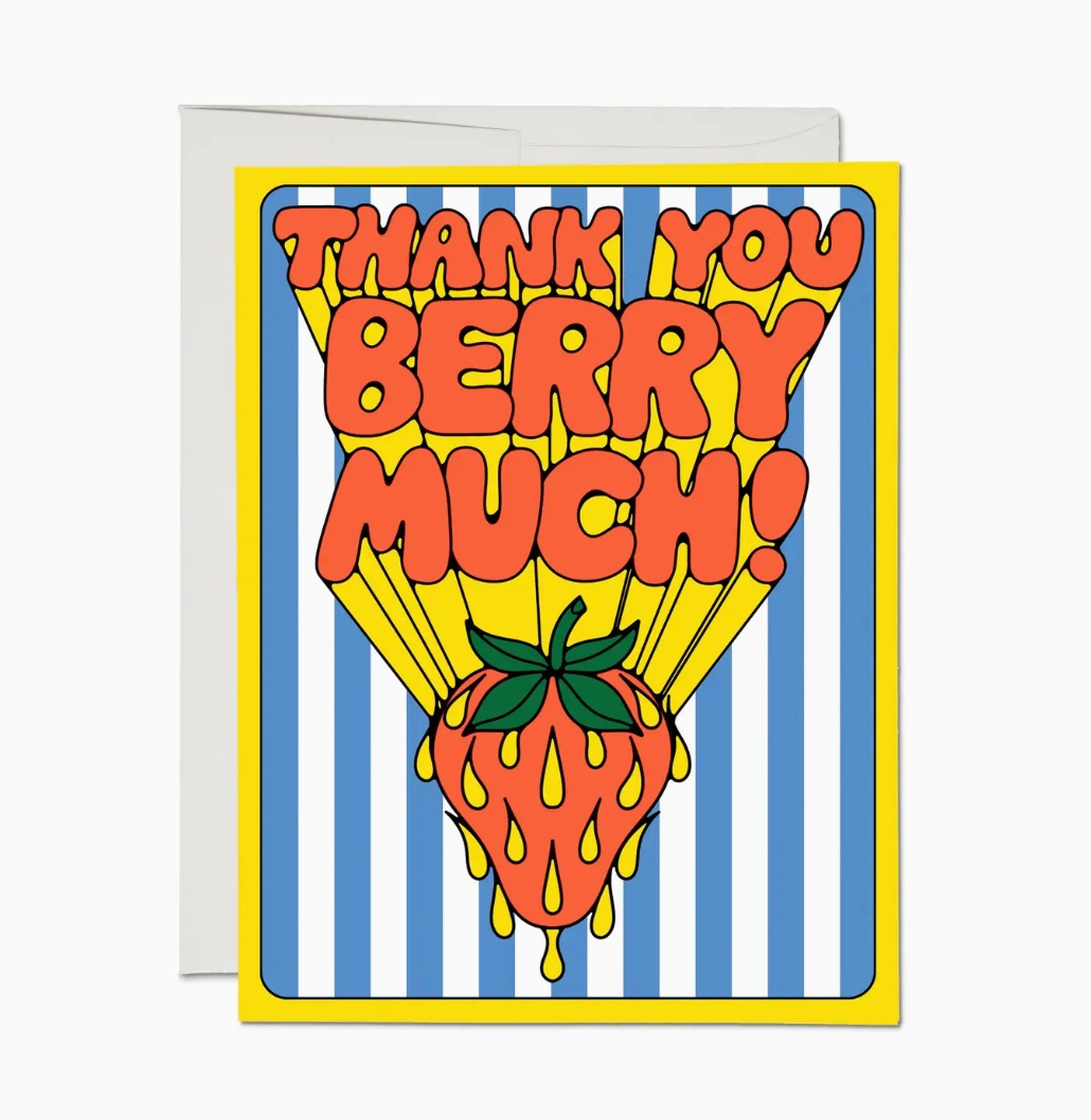 THANK YOU BERRY CARD