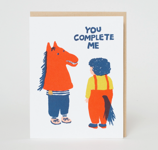 YOU COMPLETE ME CARD