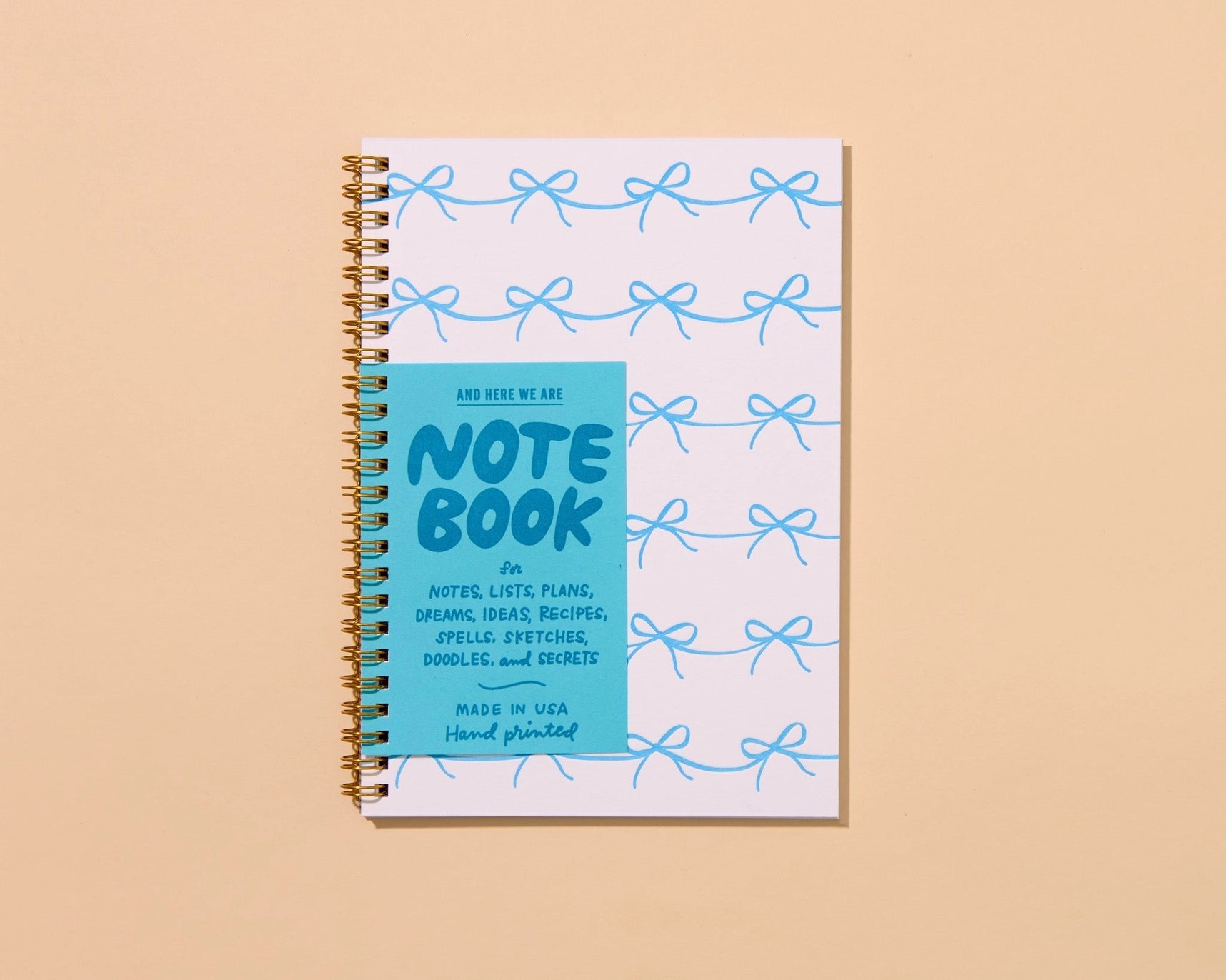 BOWS SPIRAL NOTEBOOK