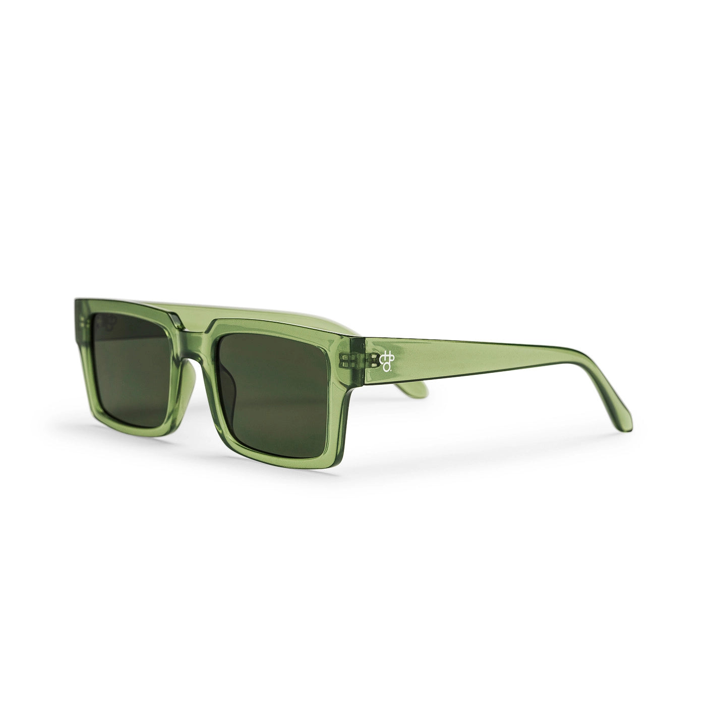 STELLAR RECYCLED SUNGLASSES: FOREST GREEN