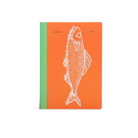FISH LINED NOTEBOOK